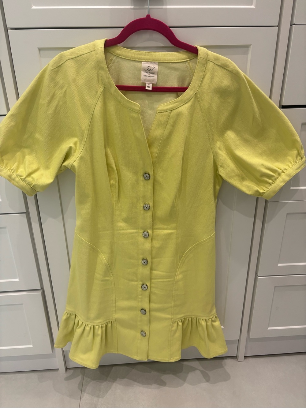 cinq a sept yellow Dress